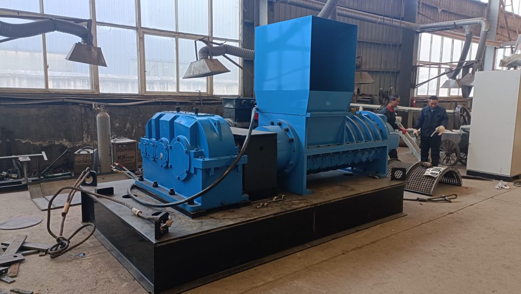 spiral shredder used for india square bales straw