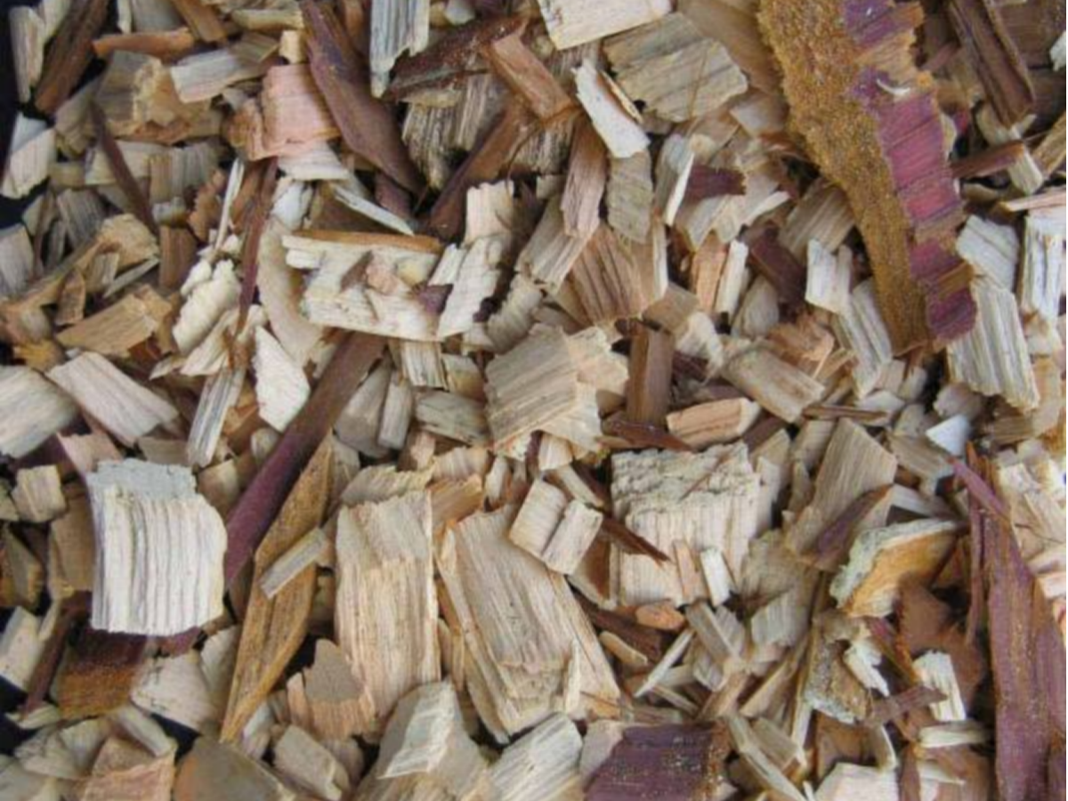 output size of drum wood chipper processing wood 