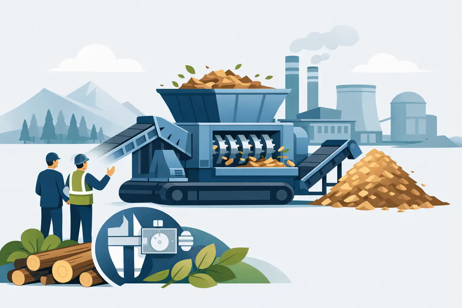 How to Size a Biomass Shredder for Your Plant