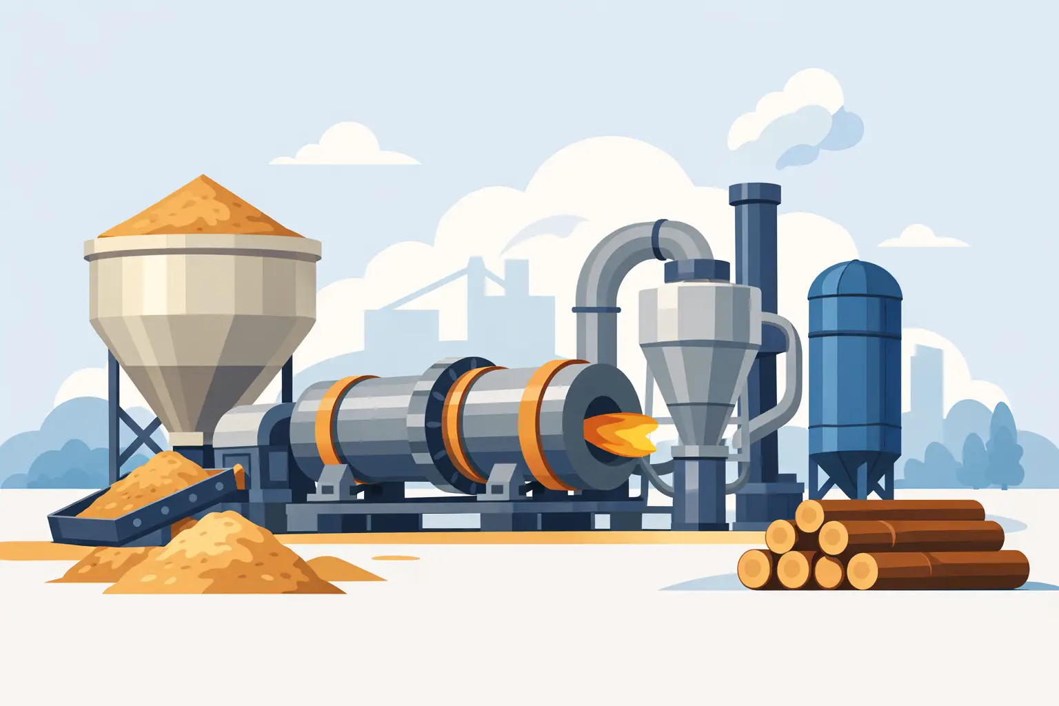 Rotary Dryer for Sawdust: What Buyers Need