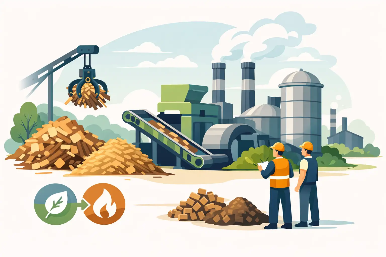Industrial Biomass Preparation Guide for Plants